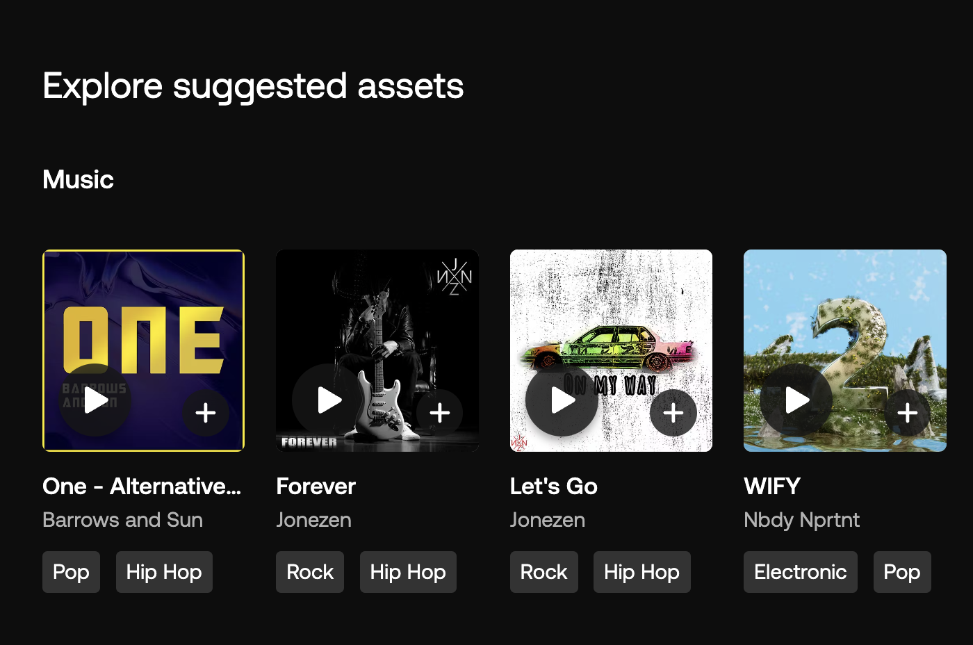 Where to find similar songs Artlist