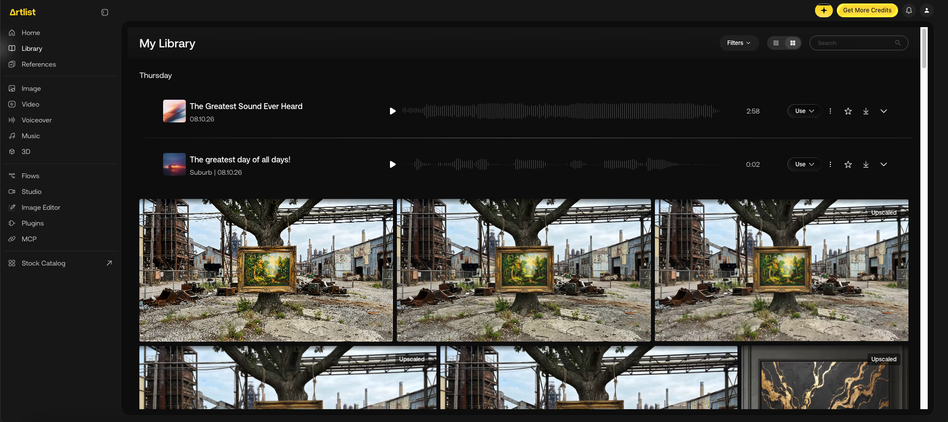My Library: all your creations from every folder in one place